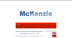 Desktop Screenshot of mckenzieservice.com