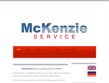 Tablet Screenshot of mckenzieservice.com